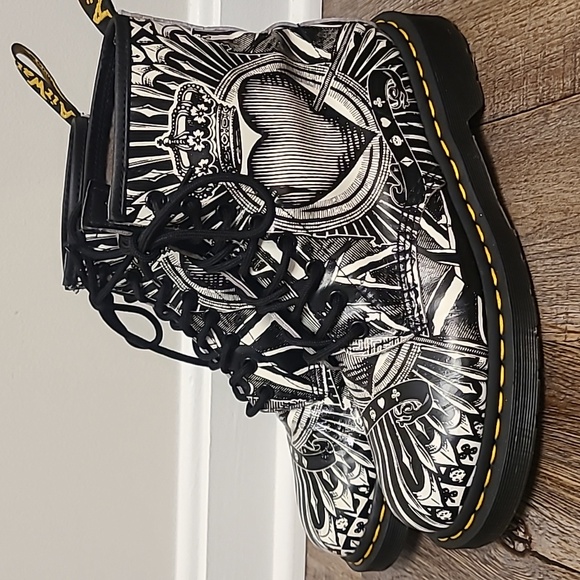 Dr. Martens Shoes - RARE Dr Martens 1460 Playing Cards boots